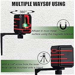 Laser Level Self Leveling 100Ft, Green Cross Line