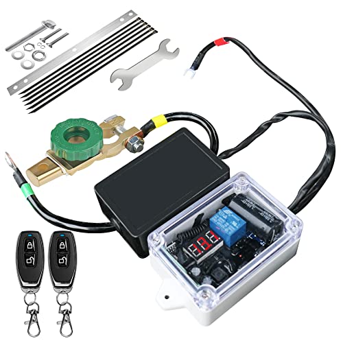 RV Remote Battery Disconnect Switch 12V Battery Shut Off Switch with