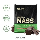 Optimum Nutrition Serious Mass Gainer Protein Powder, Chocolate, 12 Pound