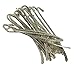 Dovewill 20 Pieces/Lot Wholesale Vintage Tibetan Silver Beading Line Pattern Bookmarks with Hoop DIY Making Findings Crafts