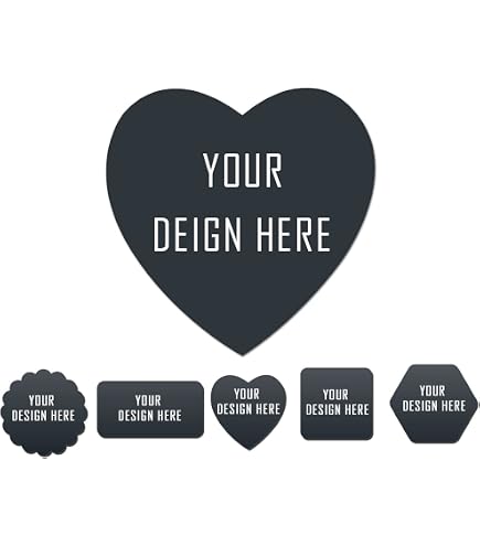 Personalized Heart Shape Stickers Labels Packaging Custom Heart Shape ...