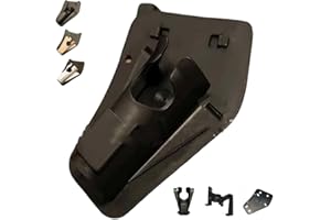 FREWAC Slide-in Fishing Rod Hip Holster, Hands-Free Rod Holder for Fly & Bank Fishing, Quick Draw Waist Belt Inserte Pole Gear, Durable Adjustable Portable Fish Pole Holster with Stash Pocket(Black)