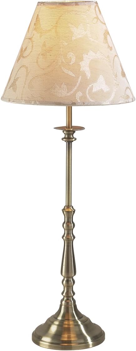 Blenheim Antique Brass Table Lamp Complete with Shade