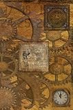 Steampunk: JOURNAL LOG DOODLE SKETCH DRAWING NOTE BOOK NO LINES UNRULED 6