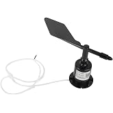 KIMISS Wind Speed Sensor for Ambient Weather, 360 Degree Anemometer with Transmitter, Wind Direction Transducer for Outdoor Use, Accurate Measurement