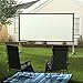 Amazon Basics Outdoor Projector Screen with Stand - 16:9, 120-Inch