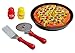 Liberty Imports Create Your Own Pizza Pie with Toppings - Slice and Serve Pretend Play Food Toy Set for Kids