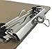 Pen Holder Clipboard, Letter Size, Low Profile Clip, Hardboard, 6-Pack (Pen Included)