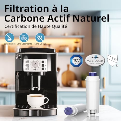 iRhodesy DLSC002 DLSC002 Water Filter for Coffee Machines, Delonghi Magnifica s Dinamica, ECAM, ETAM, ESAM, BCO, EC Series, DLSC002