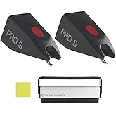 Ortofon Replacement Stylus Bundle, for Ortofon Pro S Spherical Stylus | 1000Hz, 1kHz, 2dB, Excellent Entry-Level Cartridge, Precise and Durable, Easy Setup, Studio &amp; Stage Audio Gear, 2-Pack