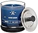 Blind Barber Tompkins Scented Candle - Long Lasting Soy Wax Man Candle in Barber Style Glass Jar with Notes of Leather, Smoke & Lavender - 40 Hour Burn Time (6.2 Ounce)