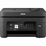 Epson Workforce WF-2830 Wireless Color Inkjet All-in-One Printer, Print Scan Copy and Fax, Automatic 2-Sided Printing, 1. 4" Color LCD, 100-sheet Paper Tray, Wi-Fi Direct Connectivity, Black