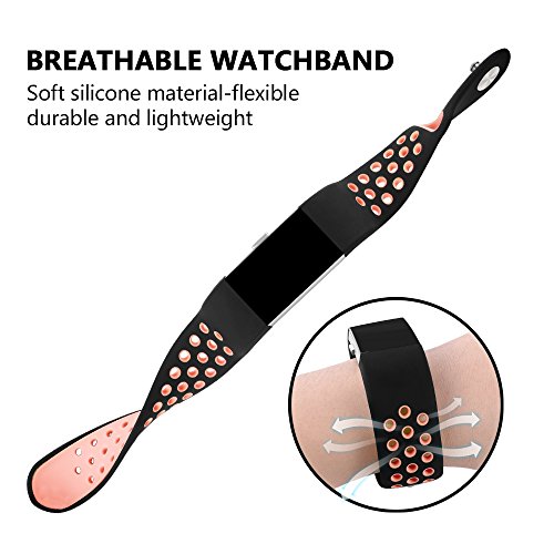 image for iGK Silicone Replacement Bands Compatible for Fitbit Charge 2, Adjusta