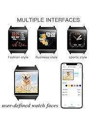 Reloj inteligente, rastreador de fitness, impermeable, con frecuencia cardíaca, monitor de presión arterial, monitor de actividad, podómetro, correa inteligente con 8 modos de deporte, contador de pasos, contador de calorías, reloj para hombres y mujeres