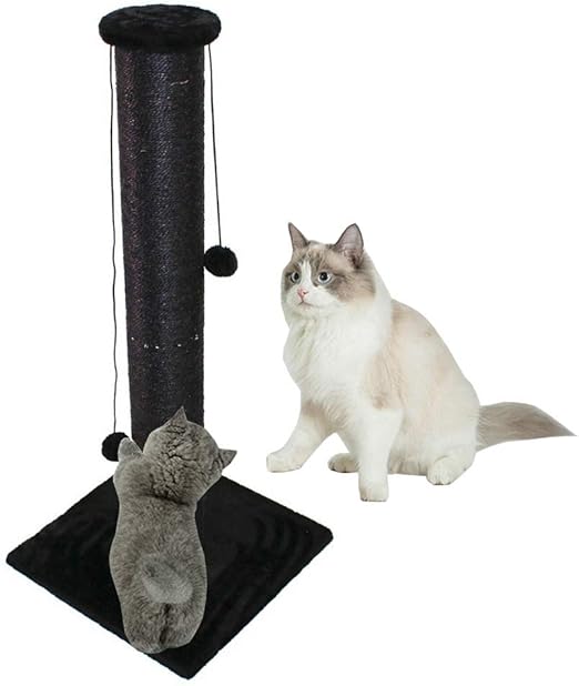 Golden Tech 35 Inch Tall Cat Scratching Post Scratcher Tree with Natural Sisal Rope