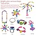 EXTSUD Pop Beads for Girls Toys Age 4 5 6 7 8 9 Year Old, 700PCS Snap Beads Toys for Girls Birthday Gift, Jewelry Making Kit for Kids Making Bracelets, Necklace, Creative Educational Toys for Crafts