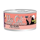 TIKI Cat Hanalei Luau Wild Salmon in Salmon Consomme Canned Cat Food, 12 cans 2.8 oz