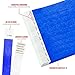 500 WristCo Marine Blue Tyvek Wristbands for Events - Comfortable Tear Resistant Paper Bracelets ID Wrist Bands for Concerts Festivals Admission Party Identification
