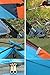 AZLife Lightweight 3-4 Person Dome Tent with Carry Bag for Camping Backpacking Hiking(Orange and Blue)