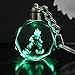 Dragon Ball Dragonball Z Son Super Saiyajin Goku Crystal Key Chain LED Pendant