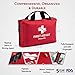 First Aid Kit for Car, Home, Traveling, Camping, Office or Sports | 200 Pieces Bag Equipped with Medical Supplies for Emergency and Survival