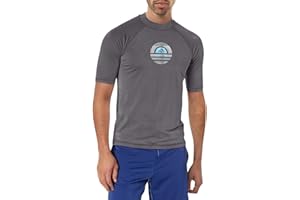 Kanu Surf Men's Mercury Rashguard UPF 50+ Sun Protection Swim Shirts Rash Guard