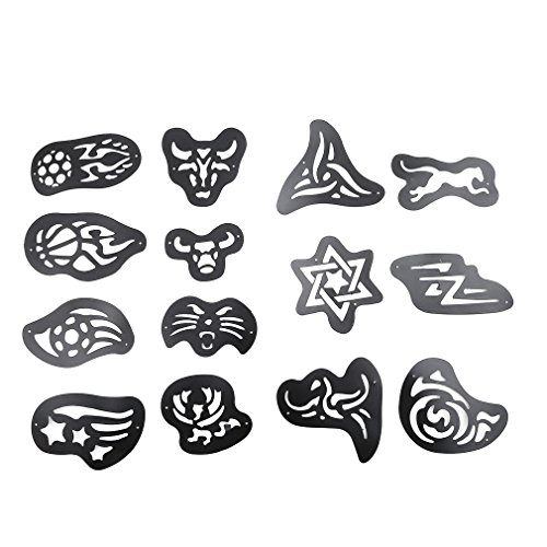 Travet 28pcs Temporary Tattoos Body Art Tattoo Sticker Hair