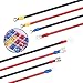 SOLOOP 1200pcs Mixed Assorted Lug Kit Insulated Electrical Wire Connector Terminal Spade Ring Set