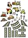 Edushape Magic Creations Foam Sticker Imaginative Bath Tub Activity Play Set, Road Construction