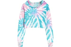 Imily Bela Kids Crop Tops Girls Hoodies Cute Plaid Long Sleeve Fashion Sweatshirts