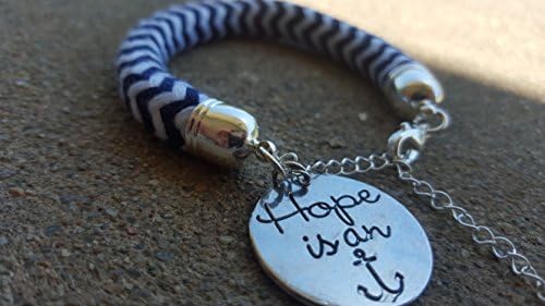 Anchor Nautical Rope Bracelet with Hope is an Anchor Charm