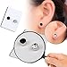 YDZN 1 Pair Weight Loss Earrings Healthy Stimulating Acupoints Stud Magnetic Therapy Products (Transparent)