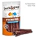 Jack&Pup 6” Premium Grade Junior Bully Sticks Odor Free Dog Treats (10 Pack) – 6” Long All Natural Gourmet and Tender Dog Treat Chews – Fresh and Savory Beef Flavor – Long Lasting Treat