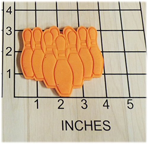 Bowling Pins Cookie Cutter and Stamp #1293