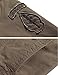WenVen Men's Fashion Cotton Jackets (Khaki, US Size S)