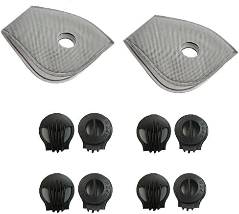 Topnisus Dust Mask with Filter for Cycling Running Jogging Sawmilling Mowing Outdoor Activity Dustproof Mask