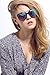 Diamond Candy Classic Round Polarized Sunglasses Vintage Mirrored Glasses For Women