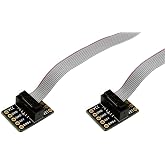 Treedix 2pcs JTAG Breakout Board Adapter Converter SWD Breakout Jtag Debug Board with 2 Row 1.27mm Pitch 10pins Female to Fem