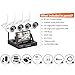 Security Camera System Wireless, Wireless Surveillance Camera System ANRAN 4Channel with 7Inch Monitor NVR with 960p HD Wireless IP Camera Night Vision,Plug and Play,Easy Remote Access, No Hard Drive