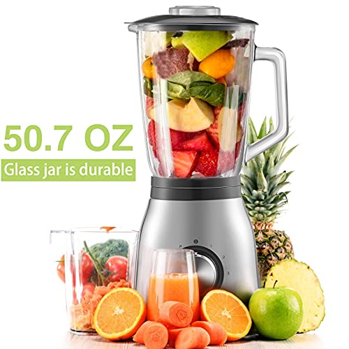 BONISO Countertop Smoothie Blender, High Speed Blender for Kitchen with