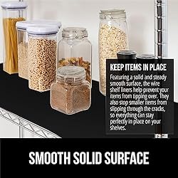 Gorilla Grip Wire Shelf Liner, Set of 3 Heavy Duty