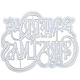 Funballs Christmas Cutting Dies For DIY Scrapbook Supplies, Metal Die Cuts For Card Making, DIY Scrapbooking And Embossing Paper Craft, Merry Christmas
