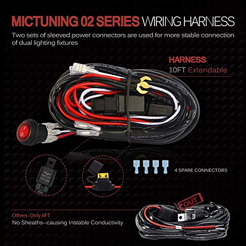 2 MICTUNING+MIC+B1002+Wiring+Harness+Waterproof