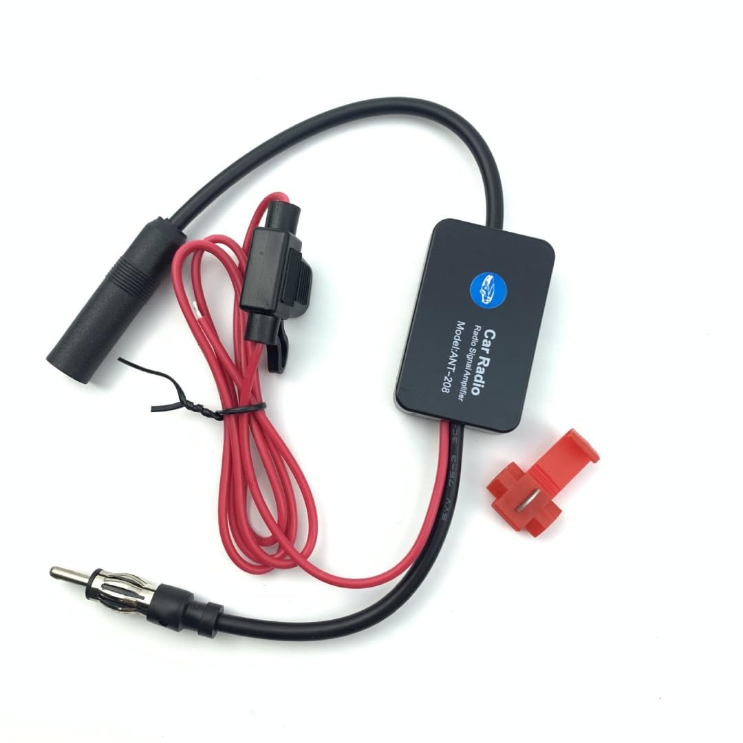 DollaTek 12V Universal Auto Car Radio FM Antenna Signal Amplifier Booster with Clip