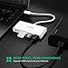 UGREEN USB Type C Hub, Ultra Slim USB C 3.1 Hub Adapter Dongle with 4 USB 3.0 Ports, 5Gbps High Speed for New Macbook, ChromeBook Pixel, Matebook and Other USB Type C Laptops PCs