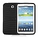 [Rhino] Black Heavy Duty rugged impact Hybrid Case with Build In Kickstand Protective Case For Samsung Tablet Galaxy Tab 3 7 P3200
