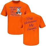 Clemson Football Fans. Stay Victorious. I Don't Often Hate (Anti-Gamecock) Orange T-Shirt (S-5X)
