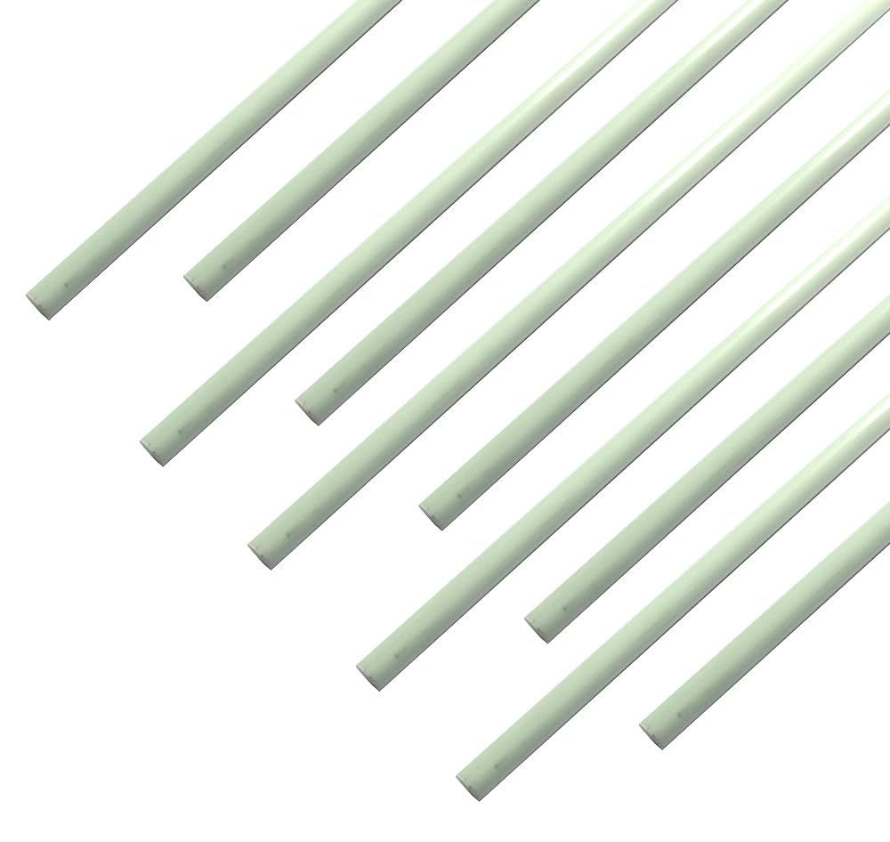 Photo 1 of 10 pcs Round Fiberglass Solid Rod Blank Dia 5mmX420mm Length