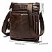 OURBAG Small Casual Men Vintage Shoulder Bag Messenger Crossbody Bags Handbag Coffee