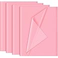 NEBURORA 120 Sheets Pink Tissue Paper 14 x 20 Inches for Gift Bags, Packaging, Birthday, Baby Shower, Wedding, Valentine's Da